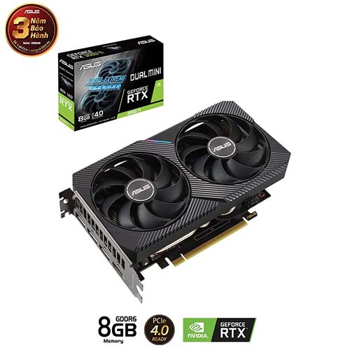 TNC Store Card Màn Hình ASUS DUAL GeForce RTX 3060 Ti V2 MINI 8GB GDDR6